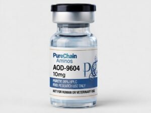 AOD-9604 10mg research peptide vial – Pure Chain Aminos