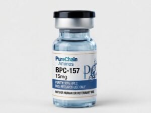 BPC-157 15mg research peptide vial – Pure Chain Aminos