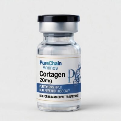 Cortagen 20mg research peptide vial – Pure Chain Aminos