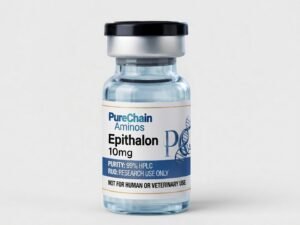 Epithalon 10mg research peptide vial – Pure Chain Aminos