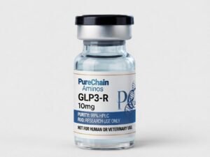 GLP3-R 10mg research peptide vial – Pure Chain Aminos