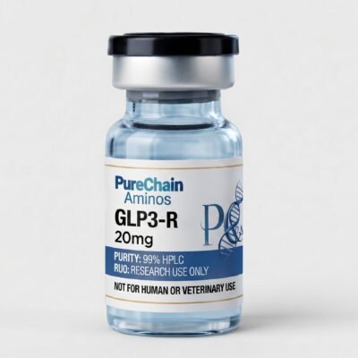 GLP3-R 20mg research peptide vial – Pure Chain Aminos