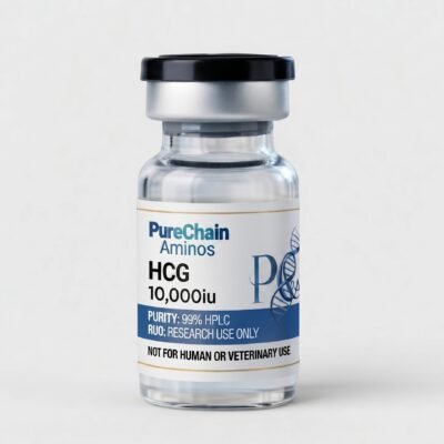 HCG 10,000iu research peptide vial – Pure Chain Aminos