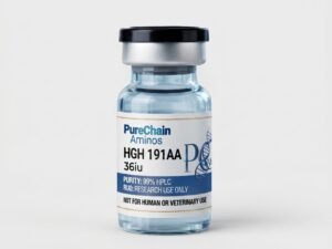 HGH 191AA 36iu research peptide vial – Pure Chain Aminos