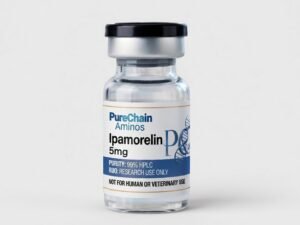Ipamorelin 5mg research peptide vial – Pure Chain Aminos