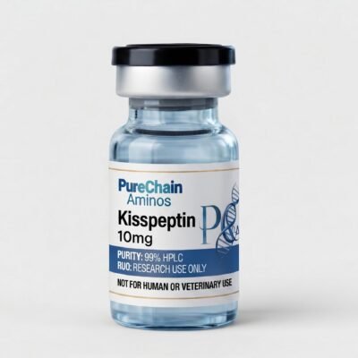 Kisspeptin 10mg research peptide vial – Pure Chain Aminos