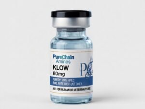 KLOW 80mg research peptide vial – Pure Chain Aminos