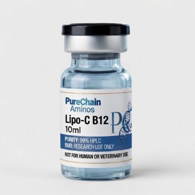 Lipo-C B12 10ml research peptide vial – Pure Chain Aminos