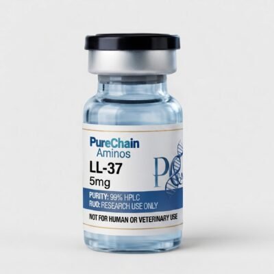 LL-37 5mg research peptide vial – Pure Chain Aminos