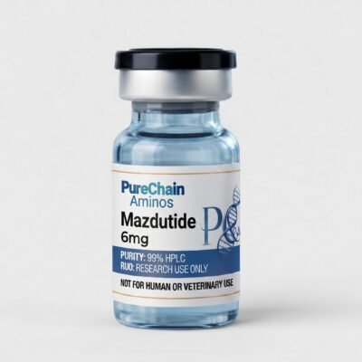 Mazdutide 6mg research peptide vial – Pure Chain Aminos