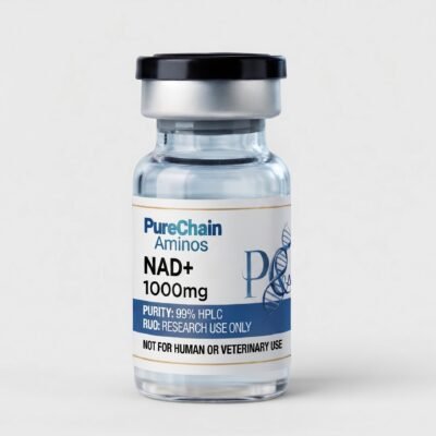 NAD+ 1000mg research peptide vial – Pure Chain Aminos