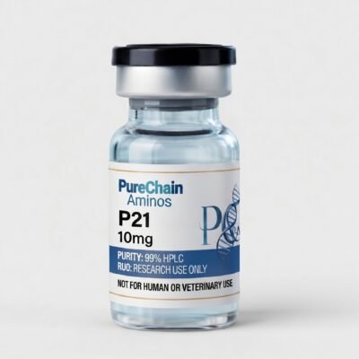 P21 10mg research peptide vial – Pure Chain Aminos