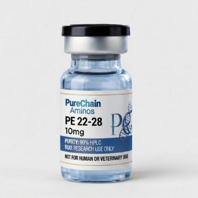 PE 22-28 10mg research peptide vial – Pure Chain Aminos