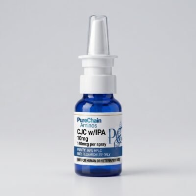 CJC w/IPA 10mg nasal spray (140mcg per spray) – Pure Chain Aminos research peptide