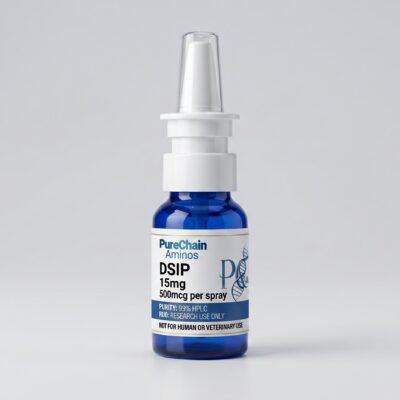 DSIP 15mg nasal spray (500mcg per spray) – Pure Chain Aminos research peptide