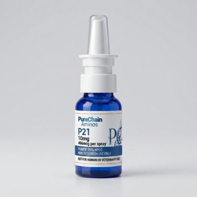 P21 10mg nasal spray (466mcg per spray) – Pure Chain Aminos research peptide