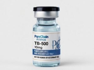 TB-500 10mg research peptide vial – Pure Chain Aminos
