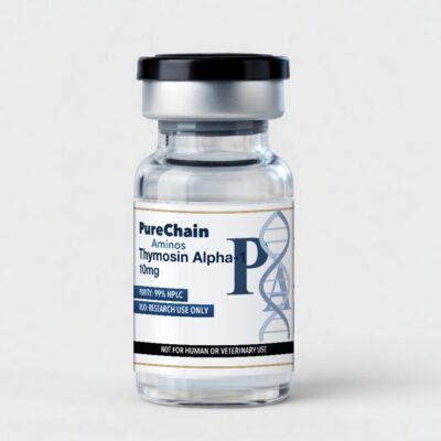 Thymosin Alpha-1 10mg research peptide vial – Pure Chain Aminos