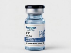 VIP 7.5mg research peptide vial – Pure Chain Aminos
