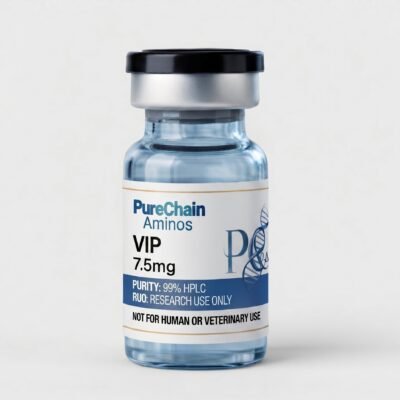 VIP 7.5mg research peptide vial – Pure Chain Aminos
