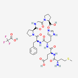 Semax 2D molecular structure diagram (PubChem CID 71312027)